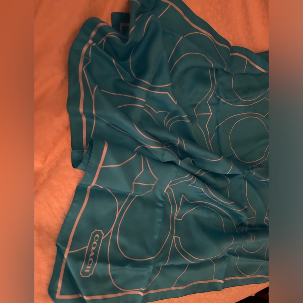 Coach Silk Logo Kerchief